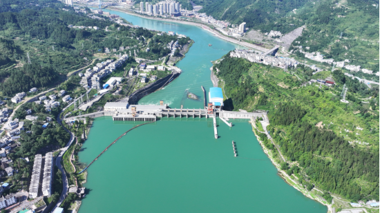 乌江沙沱水库配合下游防洪调度(华电乌江公司提供) 乌江沙沱水库配合下游防洪调度(华电乌江公司提供)