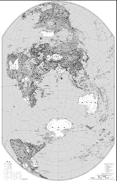 武汉科学家颠覆传统世界地图 北京飞纽约缩短8千公里